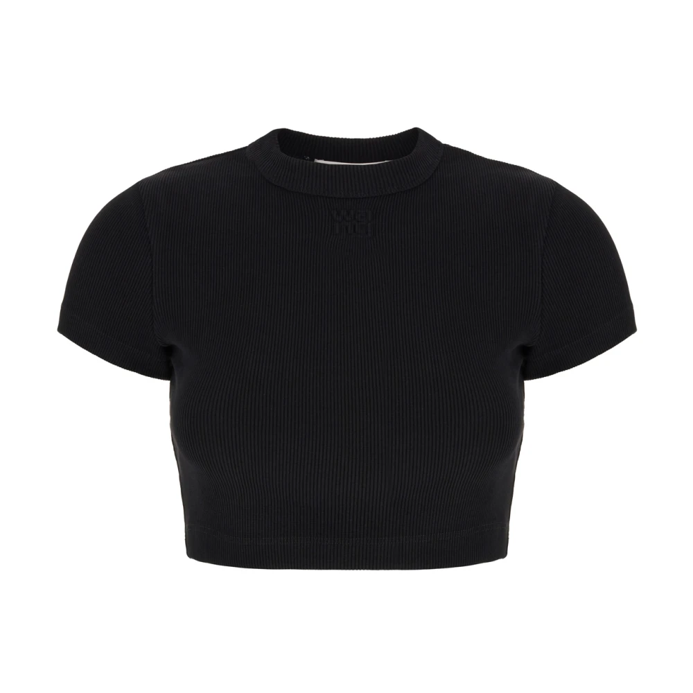 T by Alexander Wang Stilfull TOP för modeälskare Black, Dam