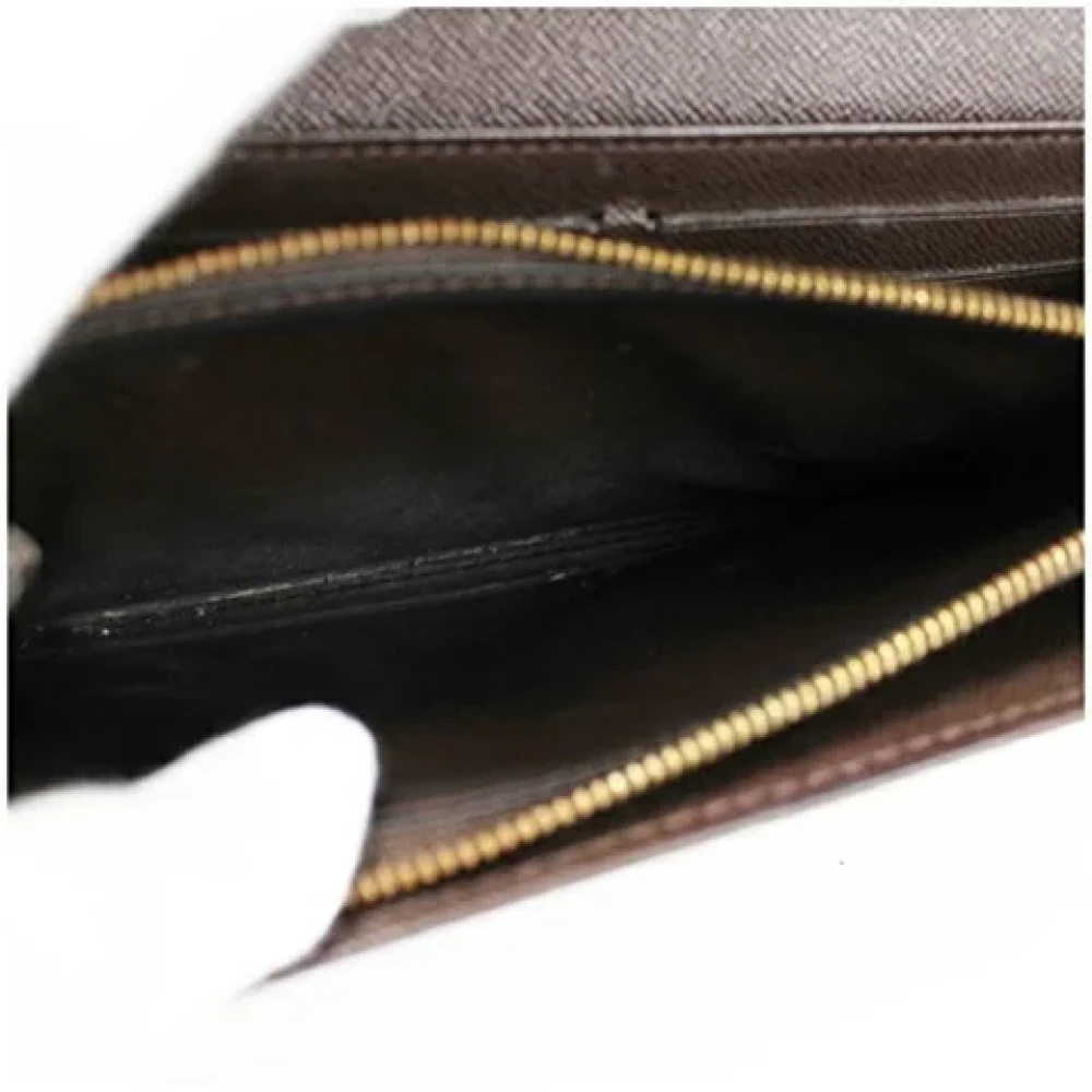 Louis Vuitton Vintage Pre-owned Canvas wallets Brown Dames