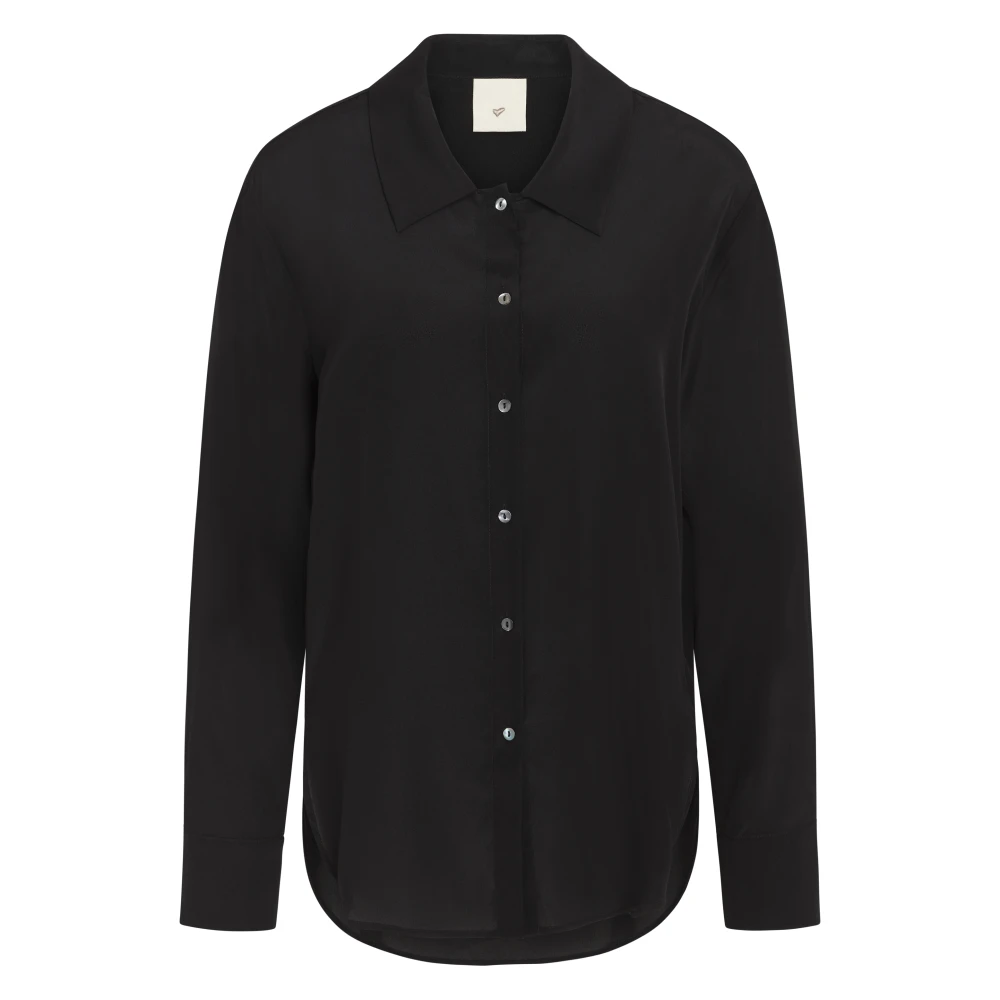 Heartmade Zwarte Metra Shirt voor Vrouwen Black Dames