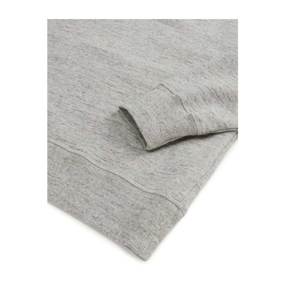 Woolrich Grijze Crew Neck Sweater met Logo Print Gray Dames