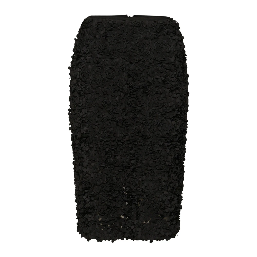 InWear Klassieke potloodrok in zwart Black Dames