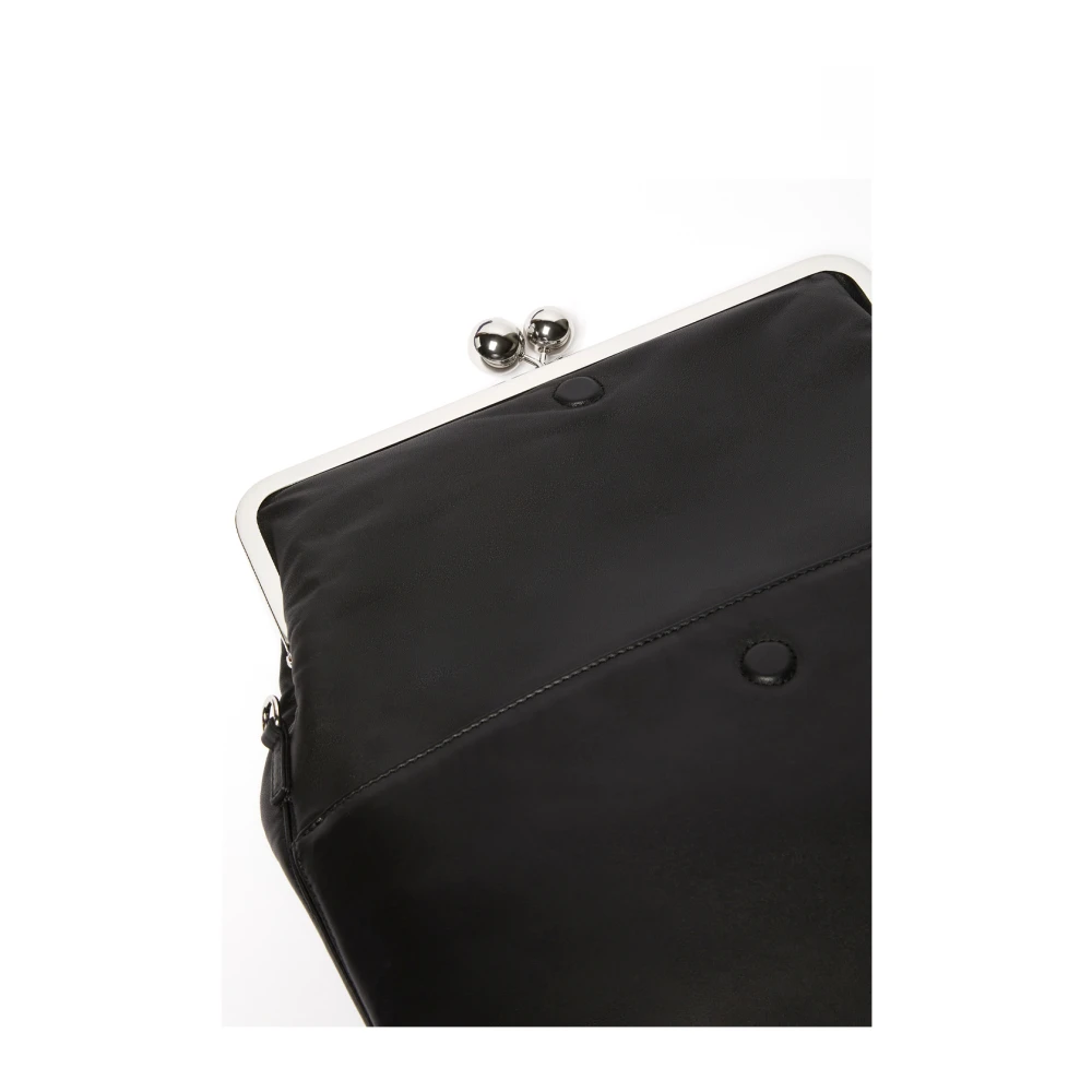 Max Mara Vintage Pasticcino tas in zwart leer Black Dames