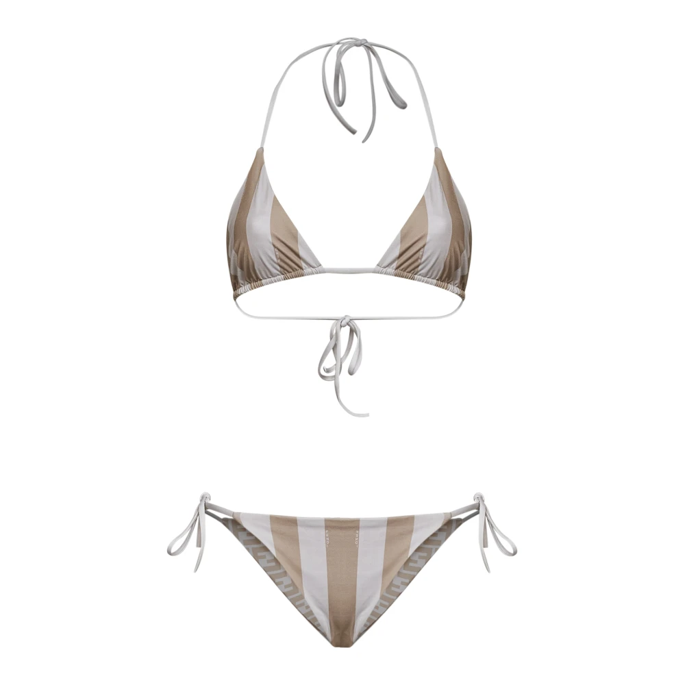 Fendi Women's Multicolor Bikinis, Xs, Lycra Reversible Bikini