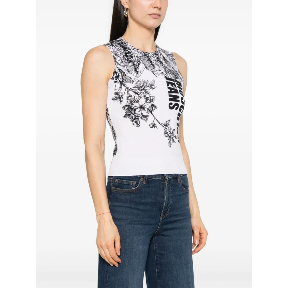 Moschino Witte Top voor Vrouwen White Dames