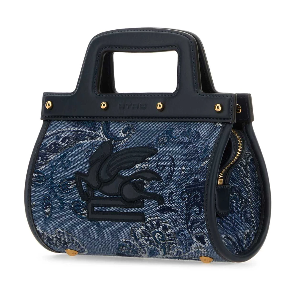 ETRO Stijlvol Jacquard Handtas Blue Dames