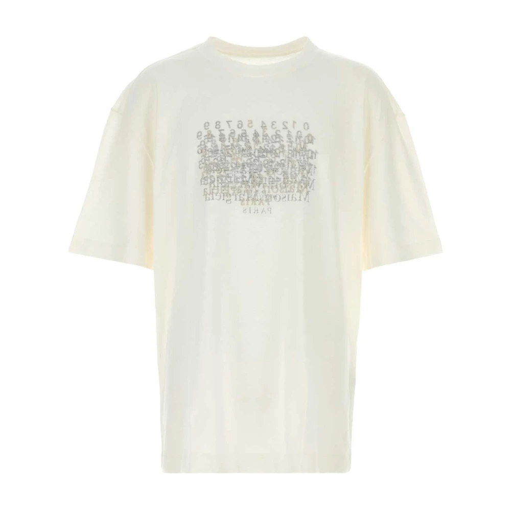 Maison Margiela Men's White T-Shirts - T-Shirts - L - Tops