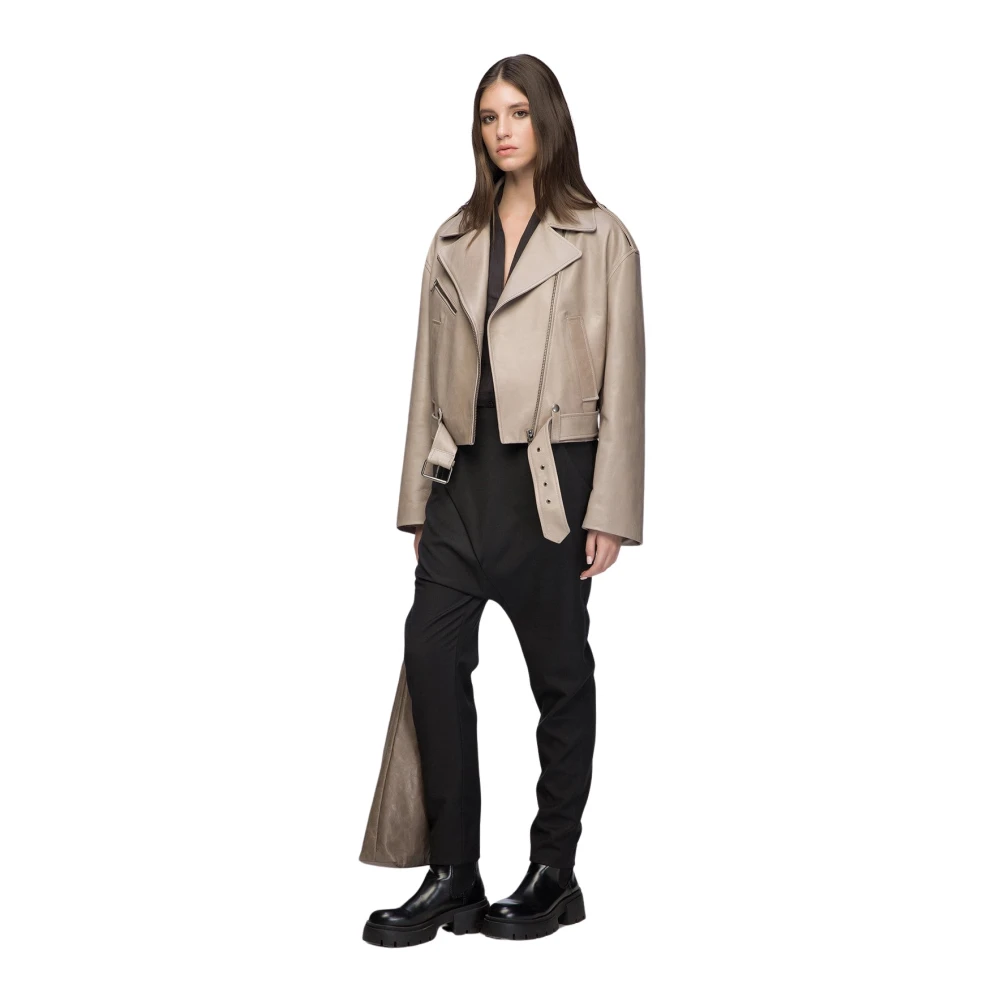VSP Anya Niobe Leren Jas Gray Dames