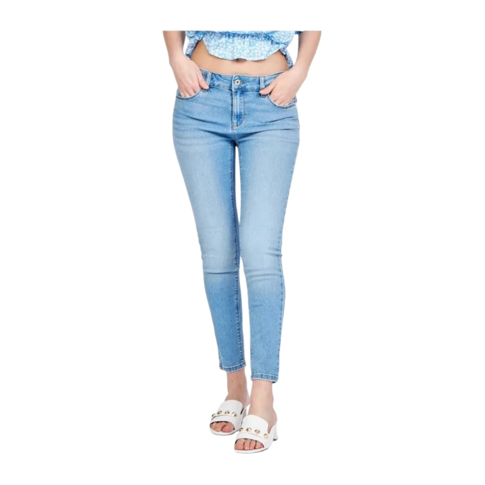 Fracomina Women's Blue Skinny Fit Jeans, W25, Denim Jeans, Model Fp23sv8000d40703
