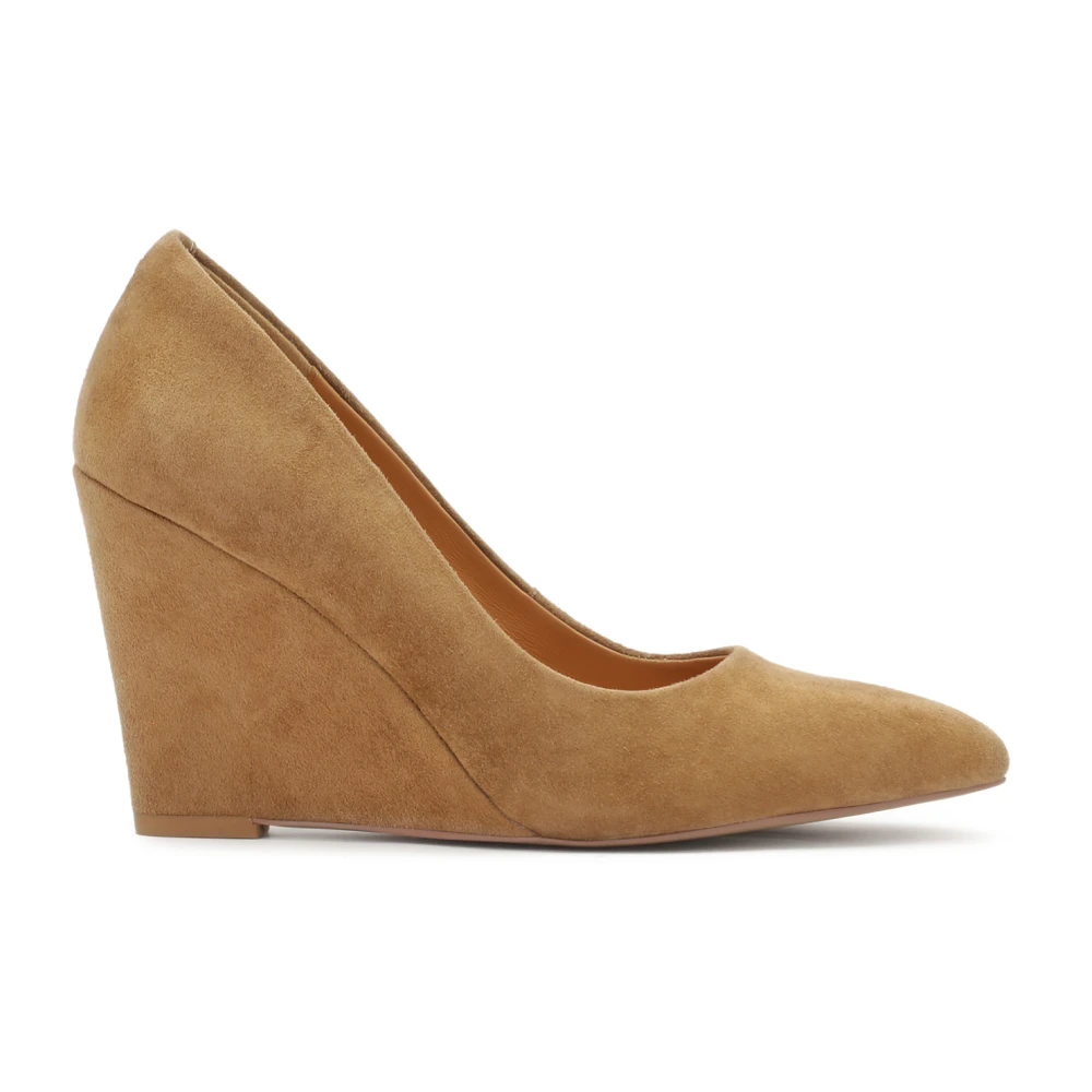 Kazar Donna Marrone - Decolleté In Camoscio Con Tacco - Shoes - 39 Eu