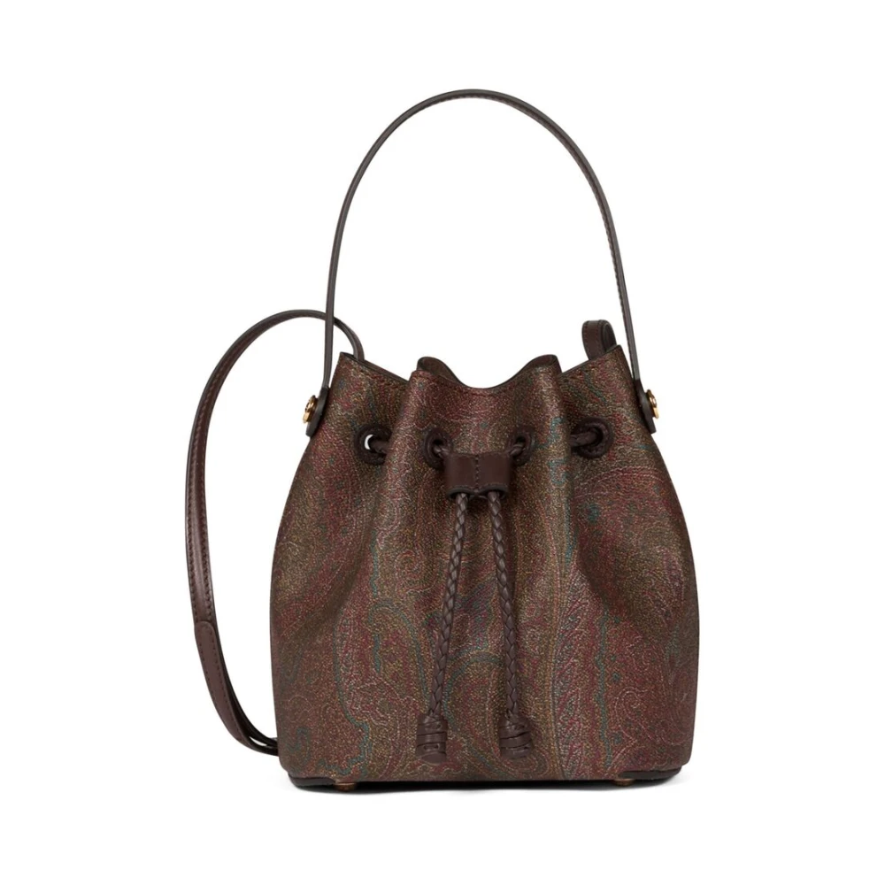 ETRO Bruine Trekkoordtas met Handvat Brown Dames