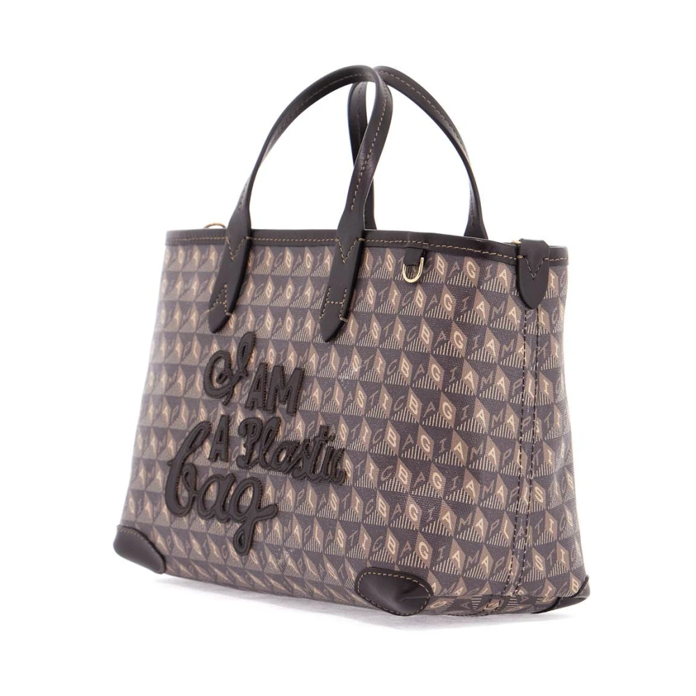 Anya Hindmarch Gerecyclede Plastic Tote Tas Brown Dames