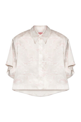 chemise-en-soie-a-manches-courtes