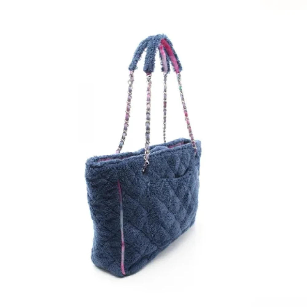 Chanel Vintage Pre-owned Fabric chanel-bags Blue Dames
