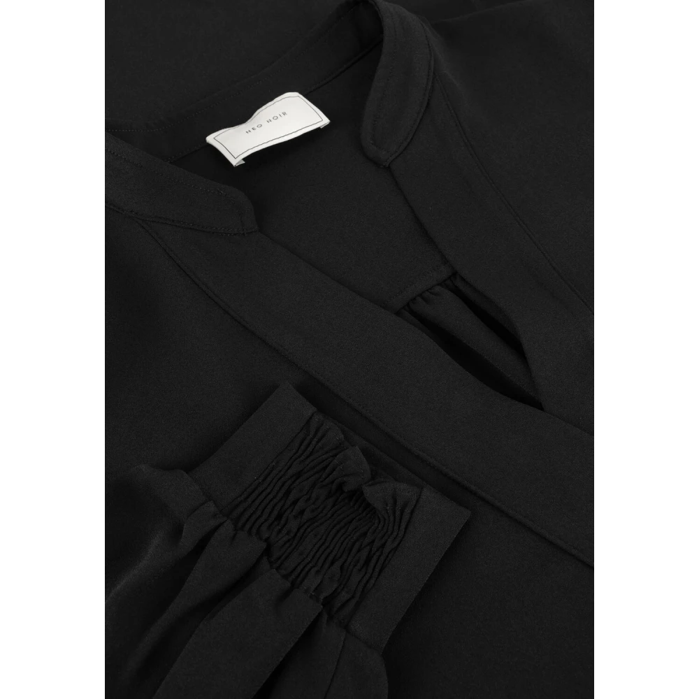 NEO NOIR Zwarte Crepe Jurk Veelzijdige Stijl Black Dames