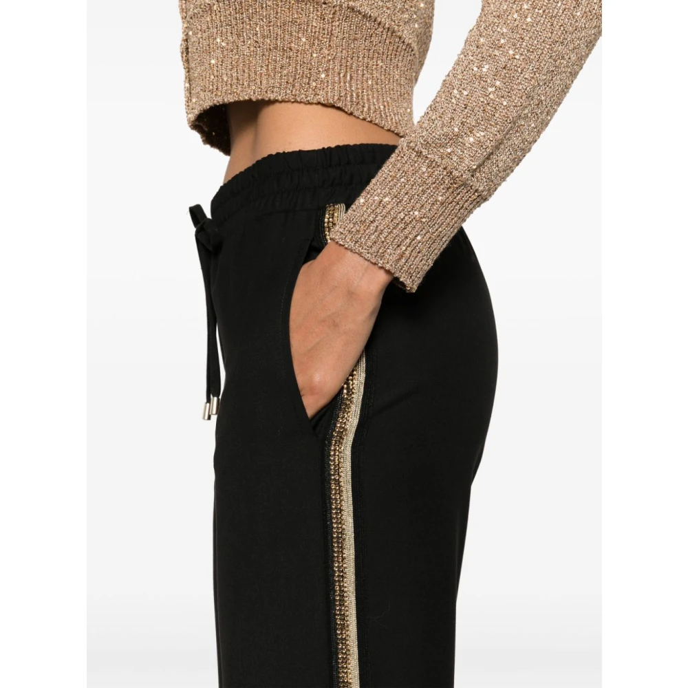Ermanno Scervino Zwarte Broek Black Dames