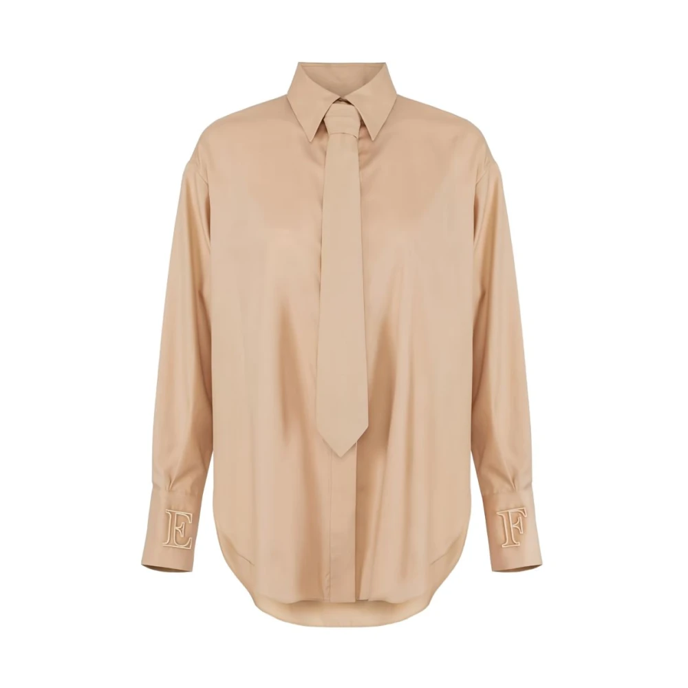 Elisabetta Franchi Brown Shirts, Female, Xs, Shirts