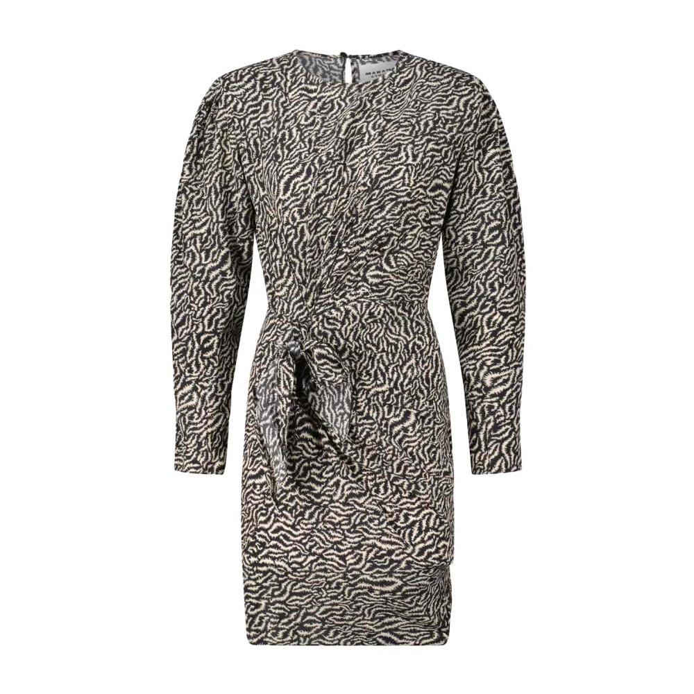 Isabel Marant Kvinno Beige Klänningar Dam, Xs, Dulce Banddetalj Klänning