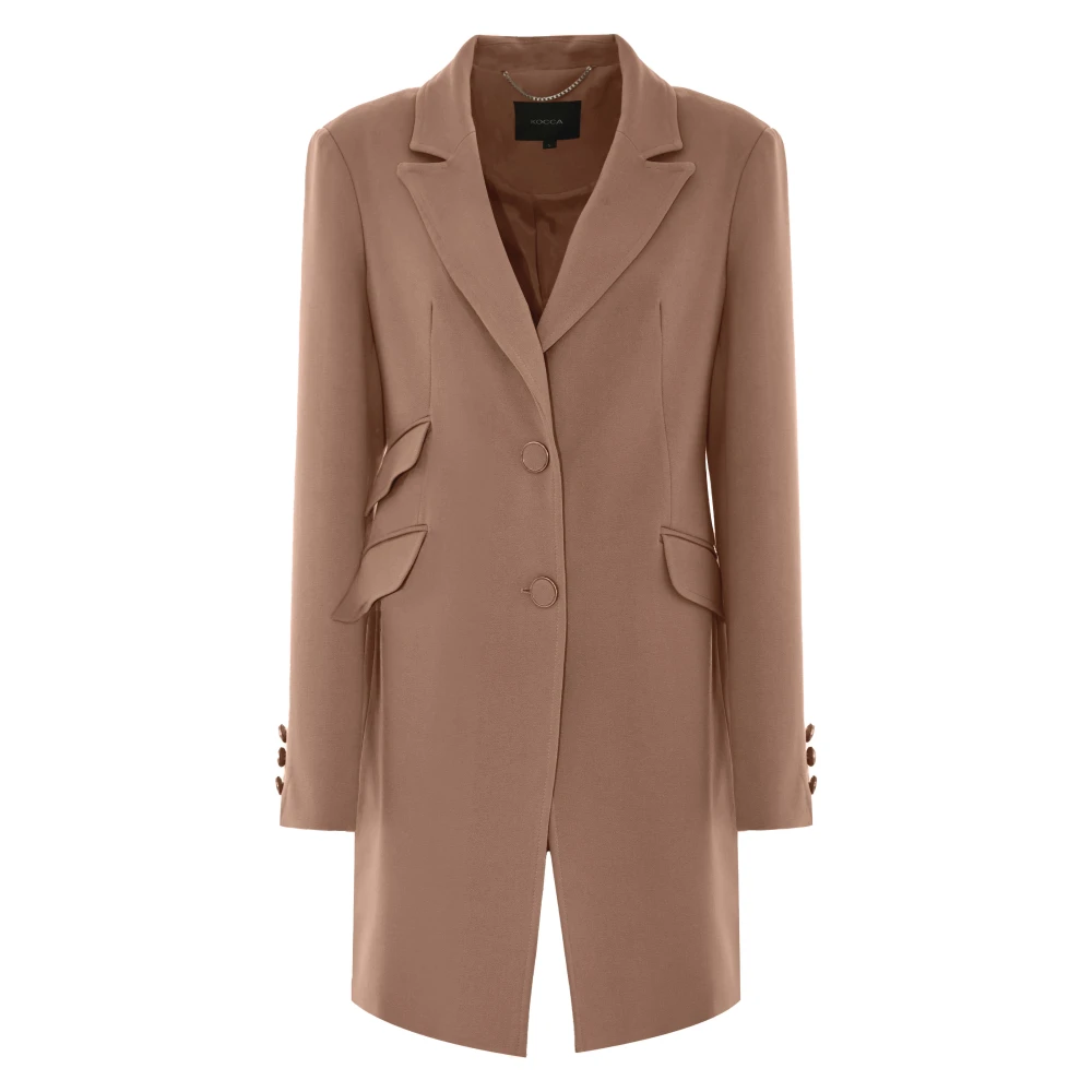 Kocca Jas met decoratieve knopen Brown Dames