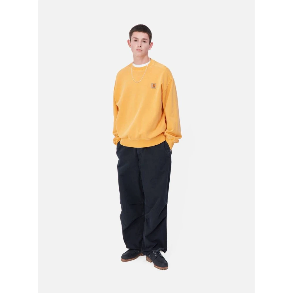 Carhartt WIP Winter Spice Sweater Yellow Heren