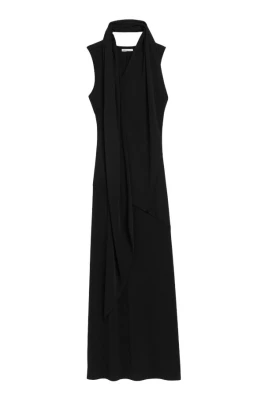 Jersey Maxi Lavalière Klänning