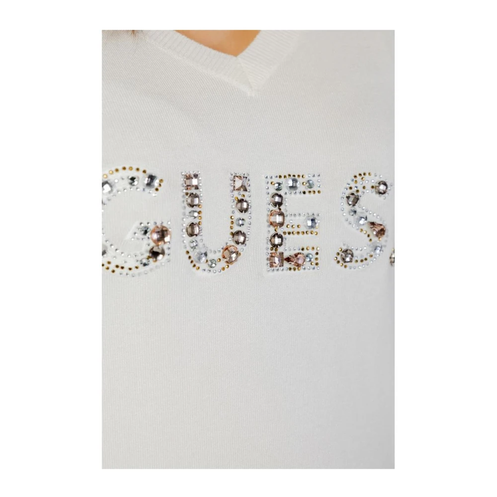 Guess Jersey Tops & T-shirt Collectie White Dames