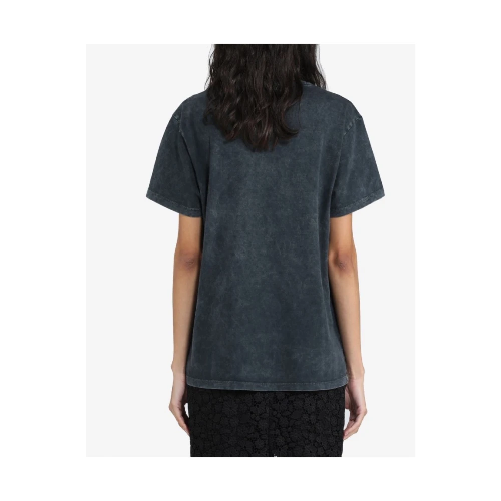 N21 Versleten T-shirt met korte mouwen Blue Dames
