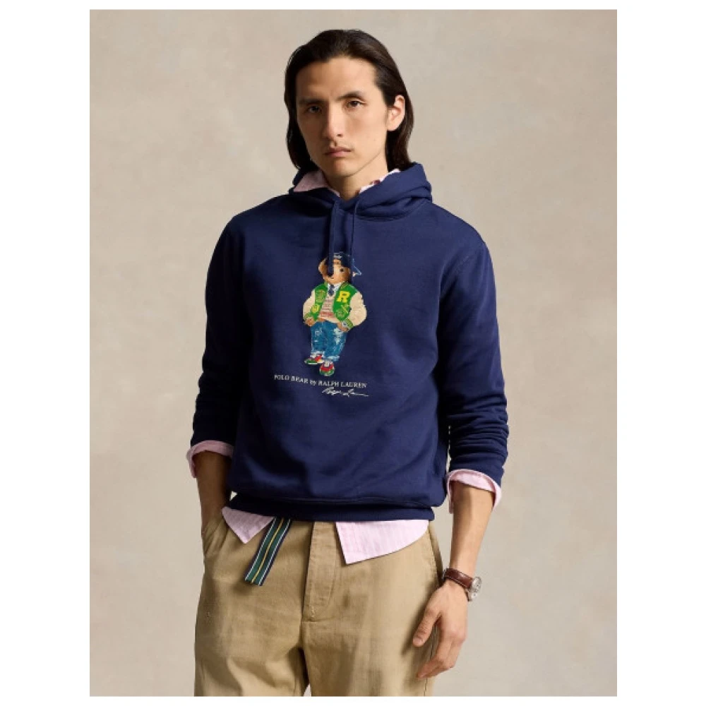 Polo Ralph Lauren Teddybeer hoodie Blue Heren