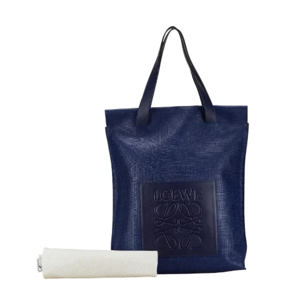 Loewe Pre-owned Leather handbags Blue Dames