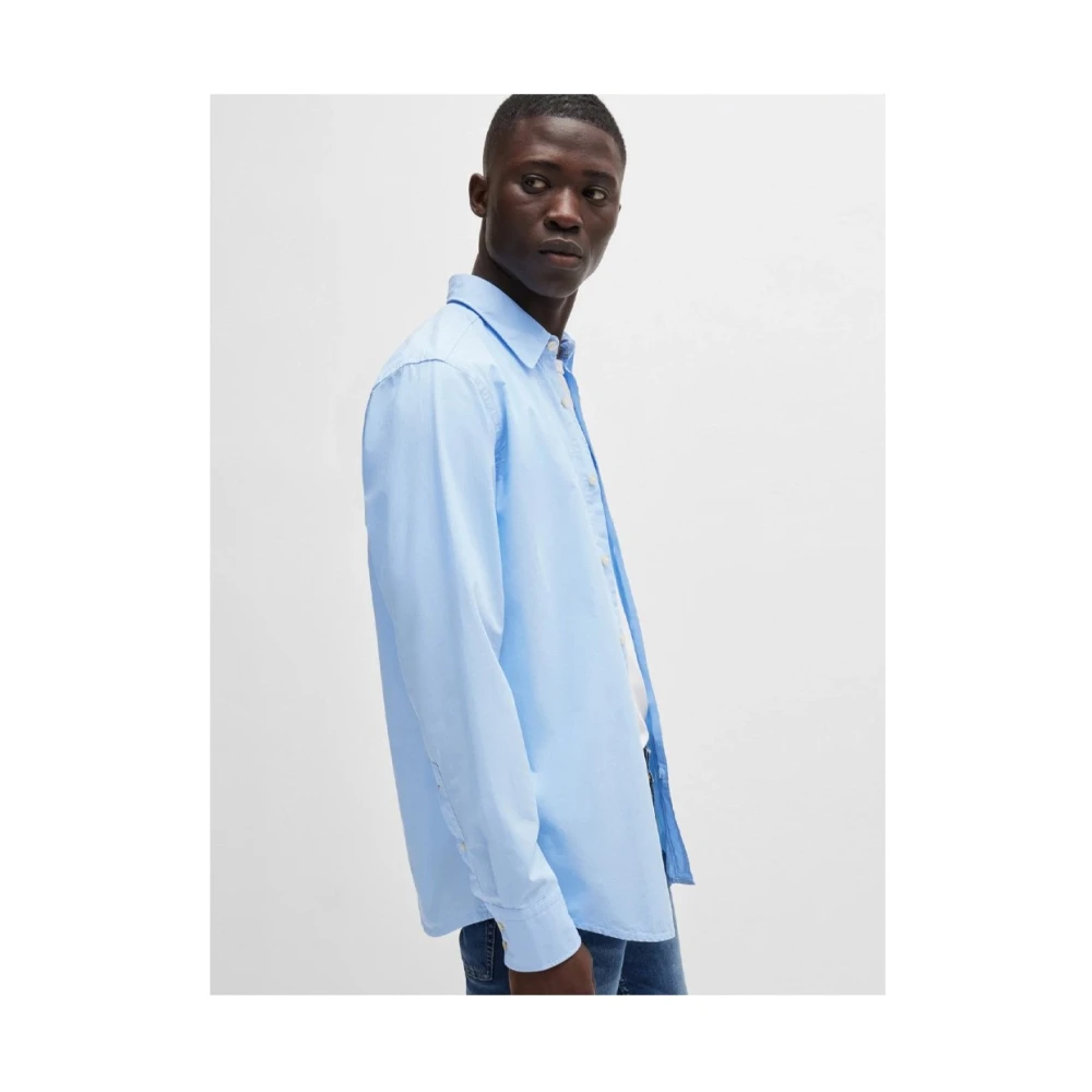 Hugo Boss Casual Overhemd Blue Heren