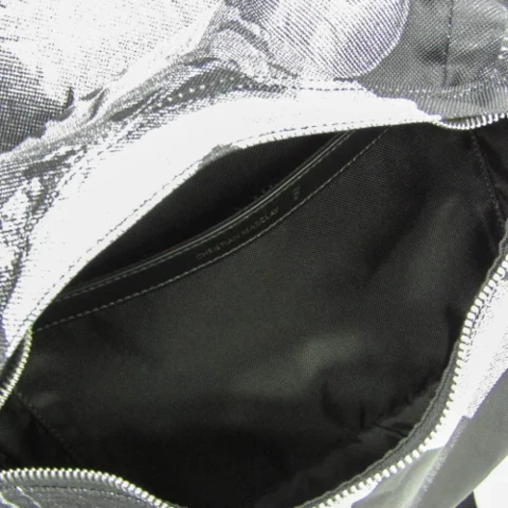 Celine Vintage Pre-owned Canvas shoulder-bags Black Dames