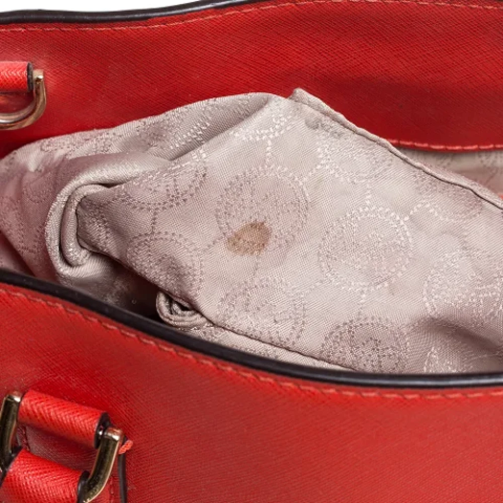 Michael Kors Pre-owned Leather totes Red Dames