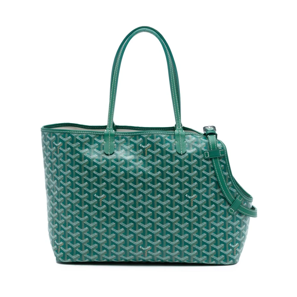 Goyard Vintage Women's Green Pre-Owned Vintage Signature Pattern Travel Bag