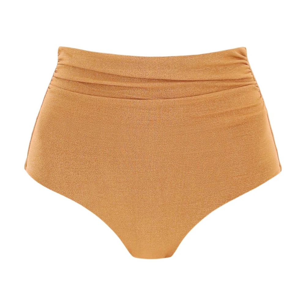 Max Mara Metallic Fiber Bikini Briefs Orange Dames