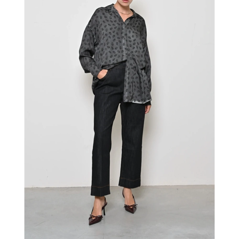 Kaos Slim Straight Fit Nicole Jeans Blue Dames