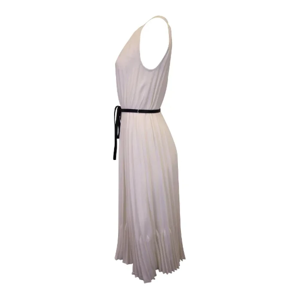 Proenza Schouler Pre-owned Polyester dresses White Dames