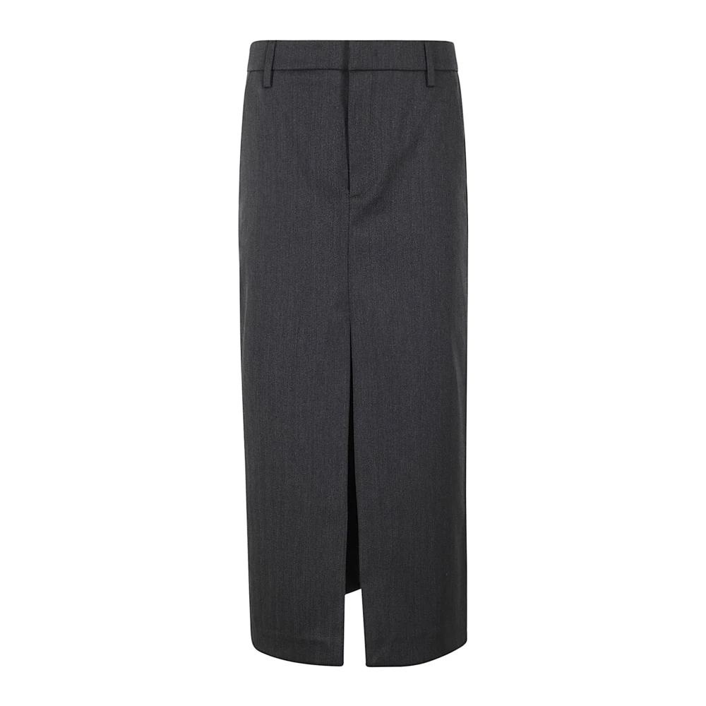 Dondup Stijlvolle Rok voor Vrouwen Gray Dames