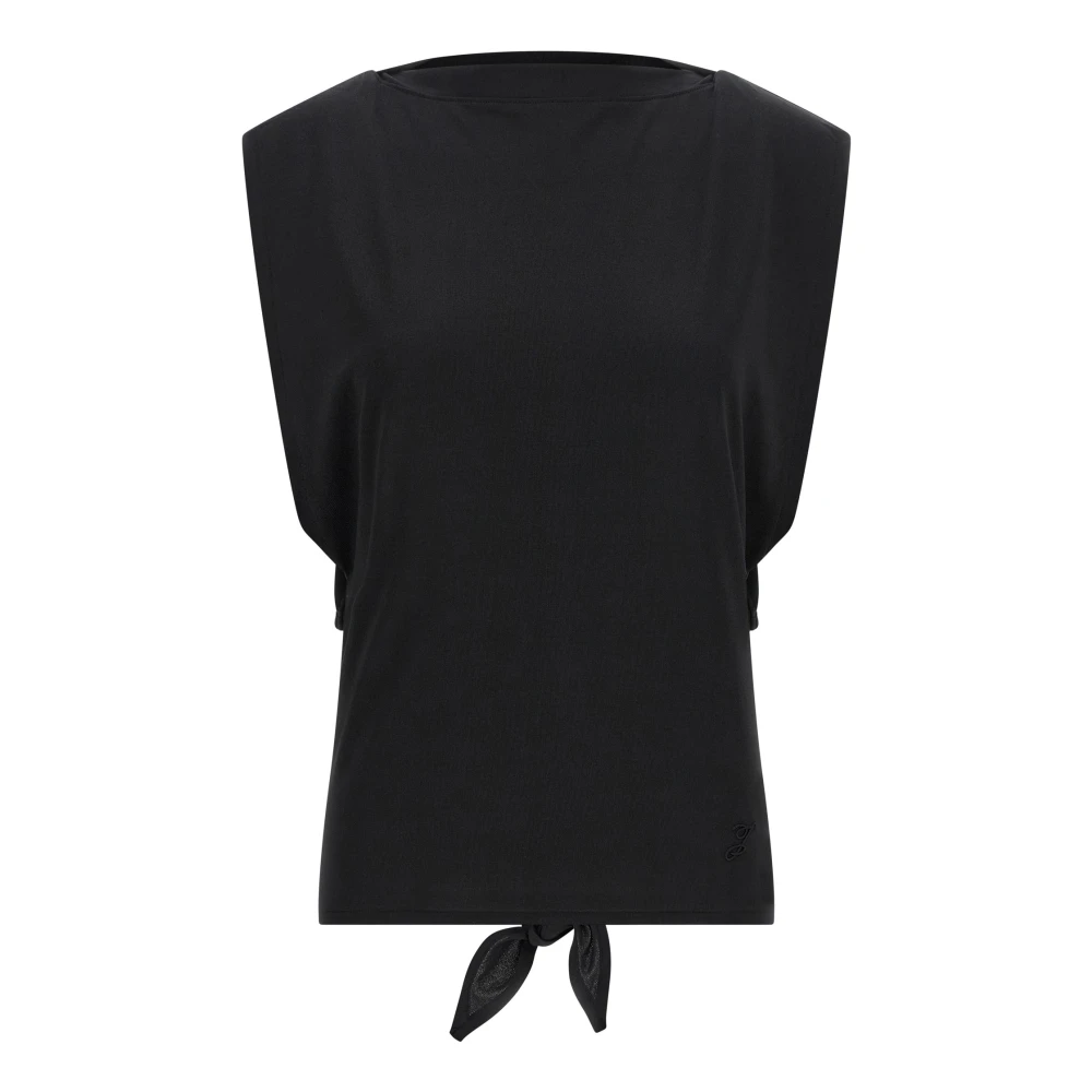 Jacquemus Black Le Marcel Moisson Top - Female - Sleeveless Tops - M - Tops