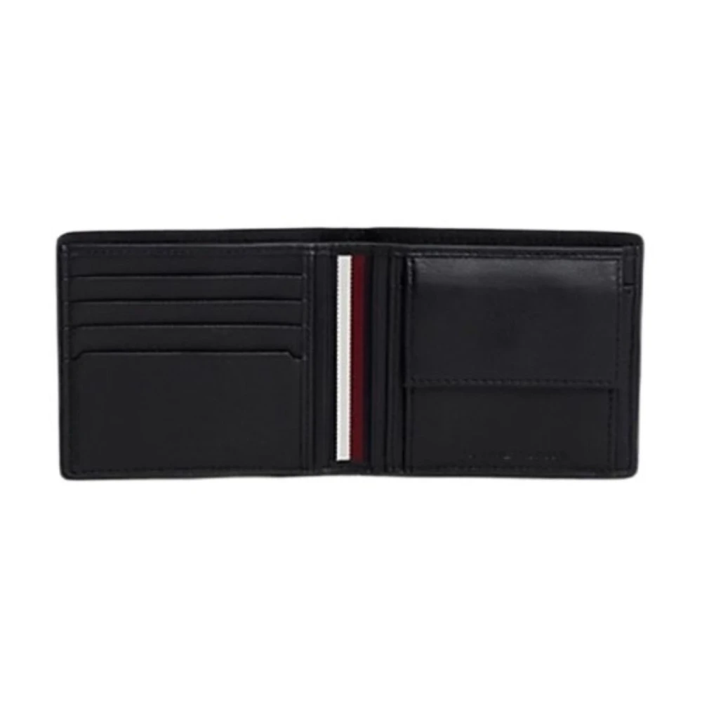 Tommy Hilfiger Heren Casual Portemonnee met Muntvak Black Heren