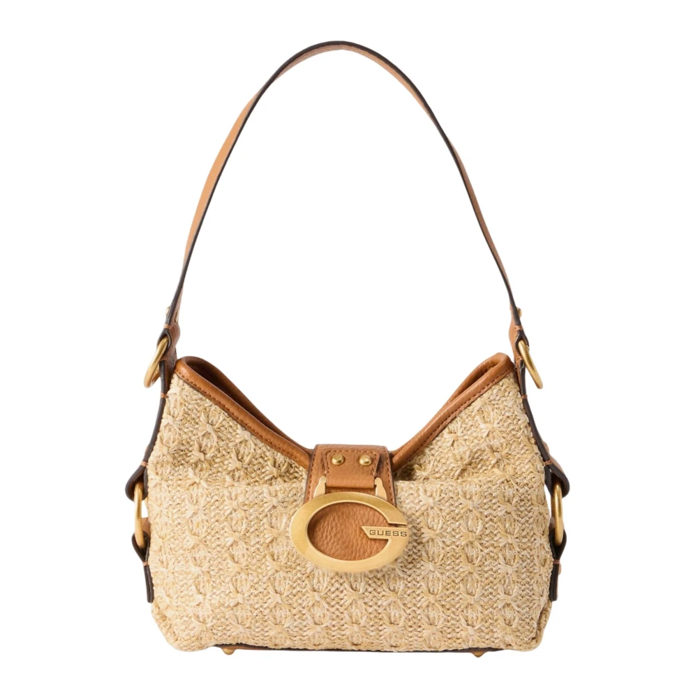 Guess Women's Beige Shoulder Bags, One Size, Camden Shoulder Bag