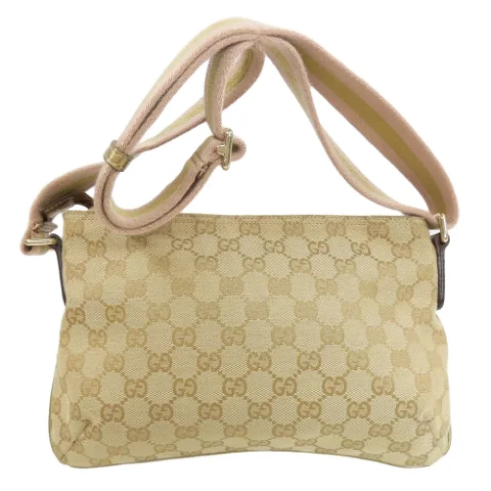 Gucci Vintage Pre-owned Canvas gucci-bags Brown Dames