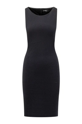 Ullblandad Jacquard Jersey Fodralklänning