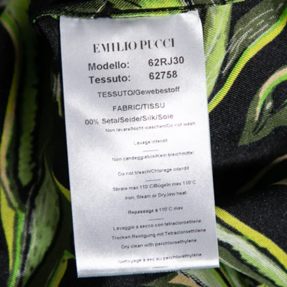 Emilio Pucci Pre-owned Silk tops Multicolor Dames