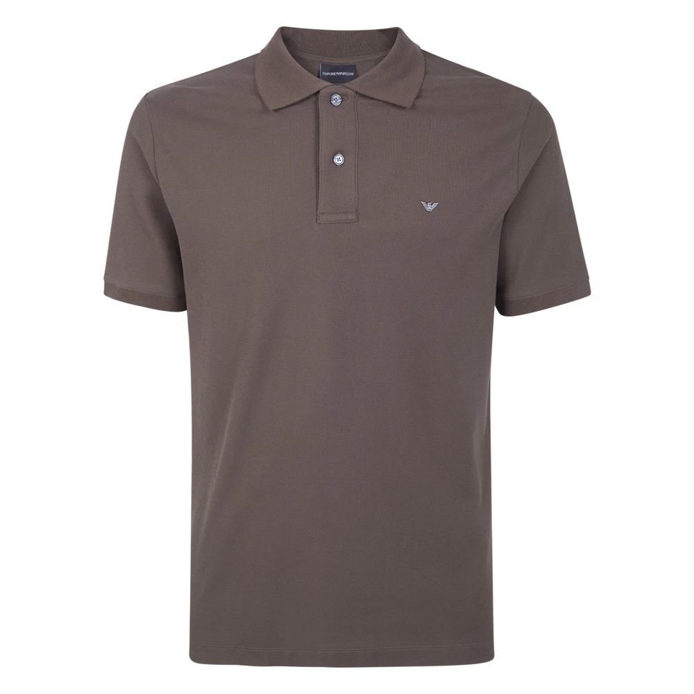 Emporio Armani Homme Marron Tops, Brun, Taille: 2XL Polo