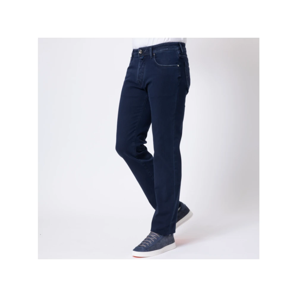 Jacob Cohën Navy Blue Bard Slim Fit Jeans Blue Heren