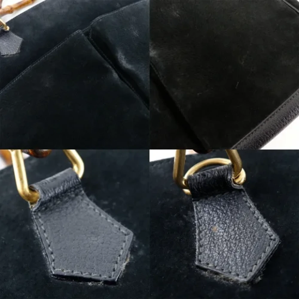 Gucci Vintage Pre-owned Suede gucci-bags Black Dames