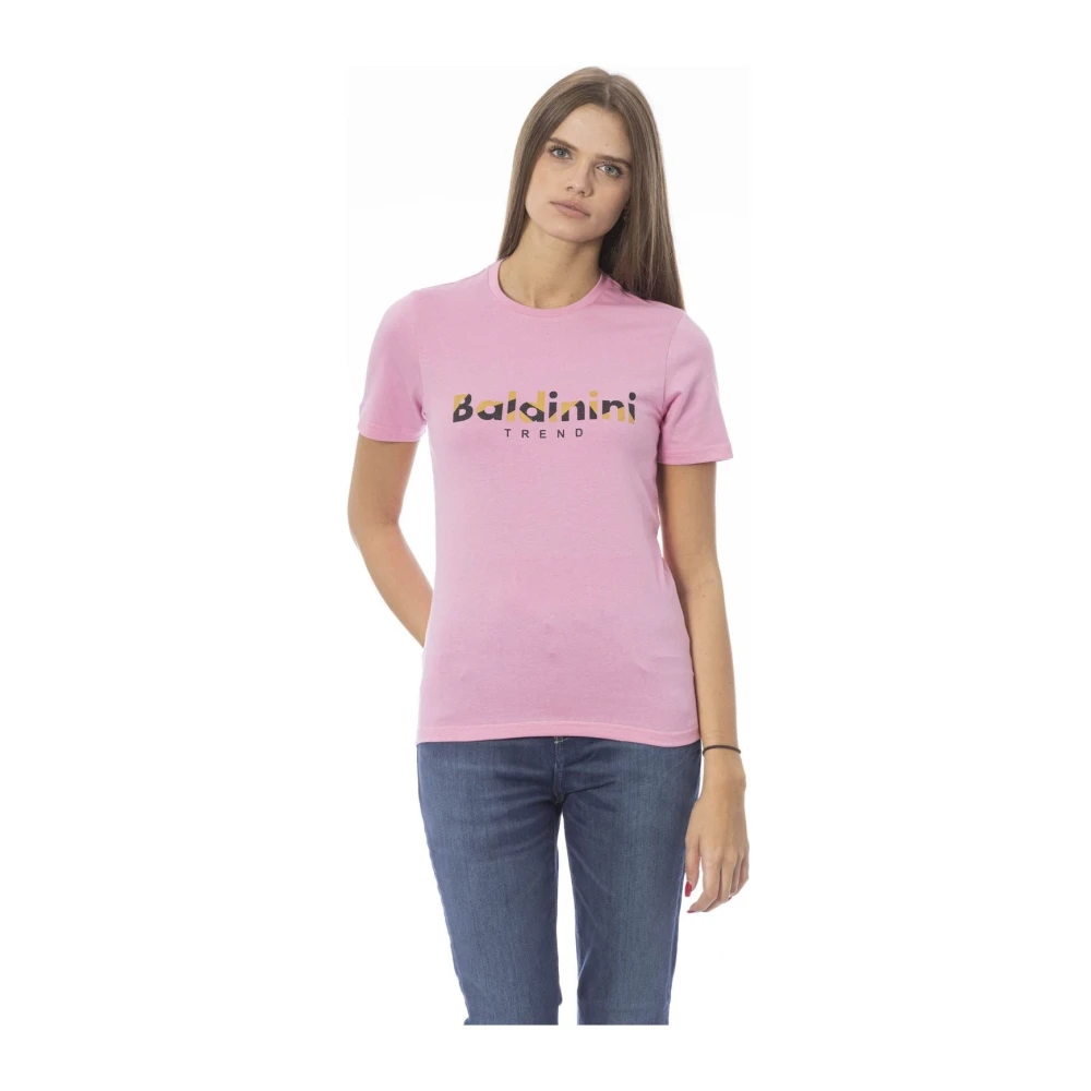 Baldinini Tijdloze Elegantie T-Shirt Pink Dames