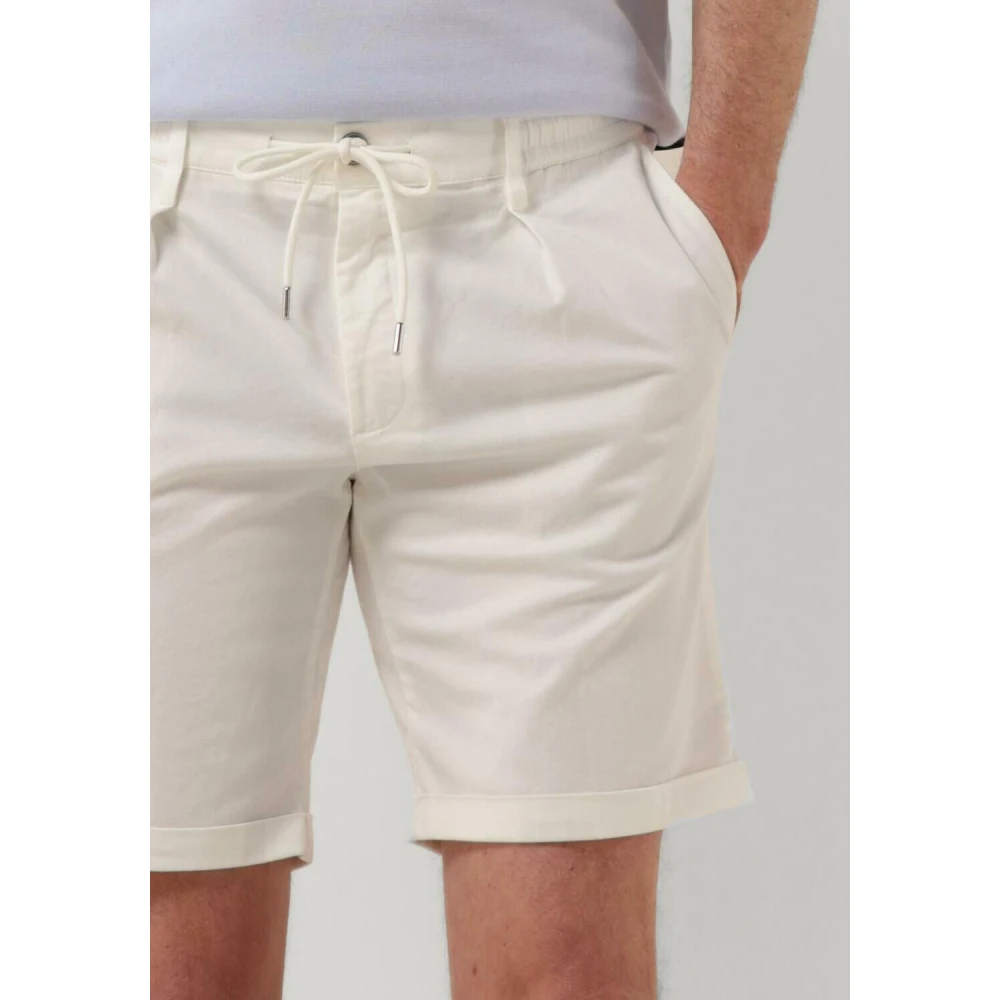 Profuomo Zomer Shorts Off White Trendy White Heren