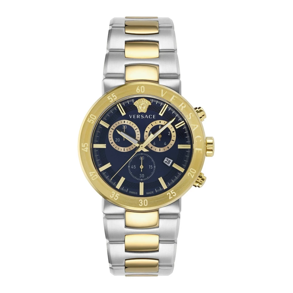 Versace Men's Gray Watches, One Size, Chronograph Urban Mystique Watch