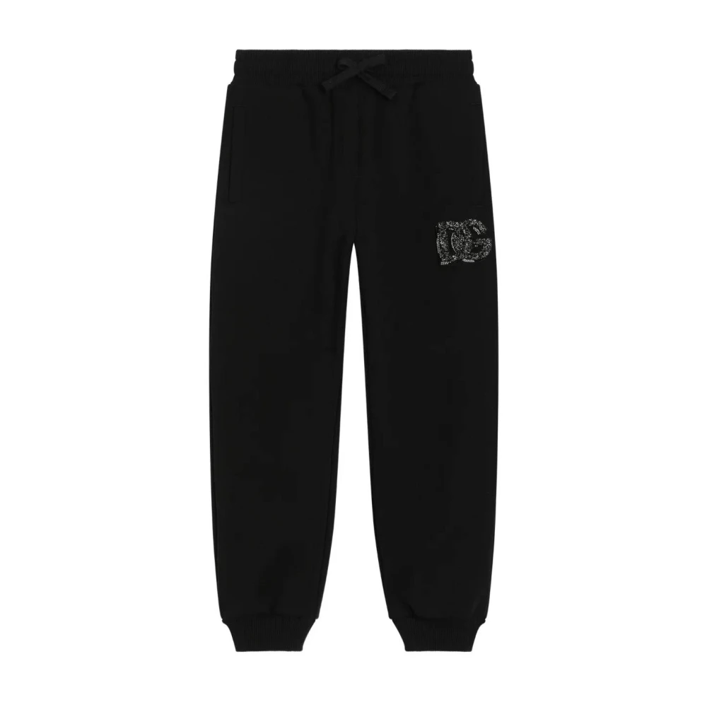 Dolce & Gabbana Black Sweatpants, Female, 5 Y, Joggers
