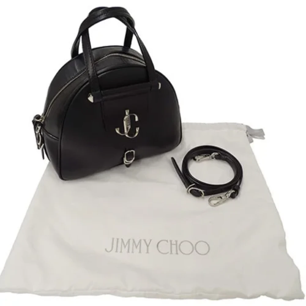 Jimmy Choo Pre-owned Leather handbags Black Dames